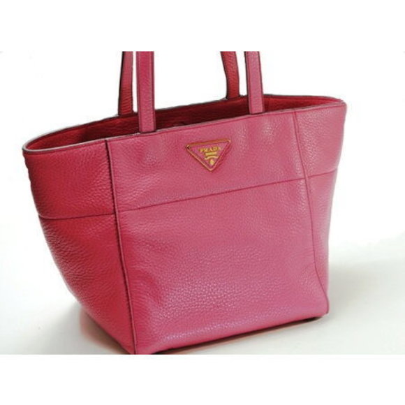 Prada Leather Shoulder Bag Pink - Picture 1 of 1